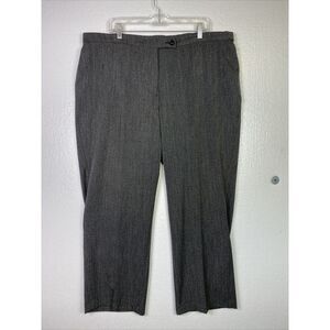 Kim Rogers Womens Dress Pants 20W Gray Straight‎ leg Ankle Zip Stretch Career